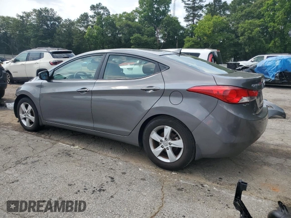 2013 Hyundai Elantra GLS z VIN 5NPDH4AE6DH415358, wystawiony jako Copart lot #58315245 z przebiegiem 112 231 mil mil oraz Szkoda całkowita • Salvage title. Historia ofert i sprzedaży dostępna na DreamBid. Obrazek 2.