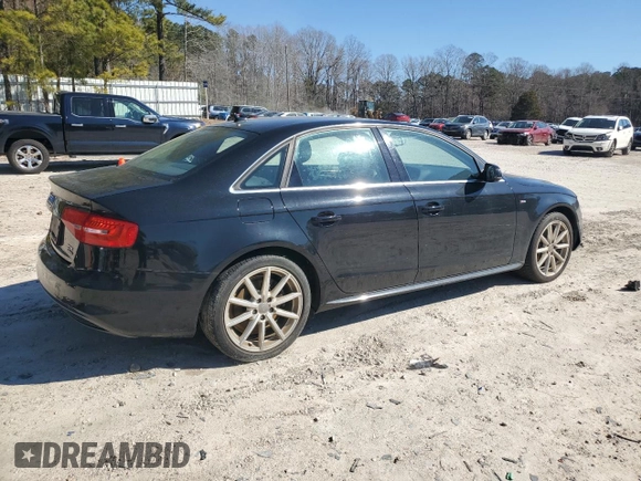2015 Audi A4 Premium Plus with VIN WAUFFAFL5FN020589, listed as a Copart auction lot 47411625 with 119,682 mi miles and Clean Title. Bid and sale history available at carsss.com. Image 3.