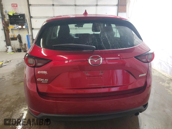 2019 Mazda CX-5 Sport with VIN JM3KFBBMXK0520235, listed as a Copart auction lot 53780355 with 89,281 mi miles and Salvage Title. Bid and sale history available at DreamBid. Image 6.