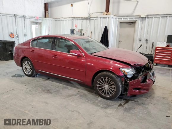 2008 Lexus GS 350 with VIN JTHCE96S280016920, listed as a Copart auction lot 71393494 with 43,149 mi miles and Non Repairable. Bid and sale history available at carsss.com. Image 4.