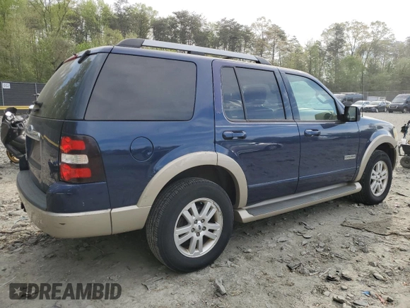 2006 Ford Explorer Eddie Bauer with VIN 1FMEU74E16UA19503, listed as a Copart auction lot 54087305 with 153,738 mi miles and Clean Title. Bid and sale history available at carsss.com. Image 3.