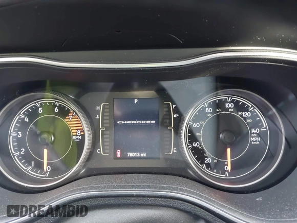 2019 Jeep Cherokee Altitude with VIN 1C4PJLLX0KD383858, listed as a IAAI auction lot 41414144 with 78,013 mi miles. Bid and sale history available at carsss.com. Image 7.