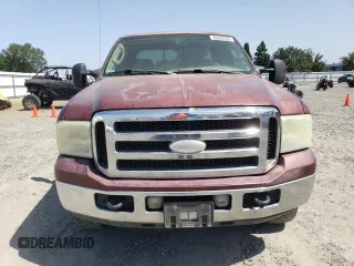 2005 Ford F-250 XL with VIN 1FTSW21P05EB00186, listed as a Copart auction lot 59328925 with 243,639 mi miles and Salvage title. Bid and sale history available at DreamBid. Image 5.