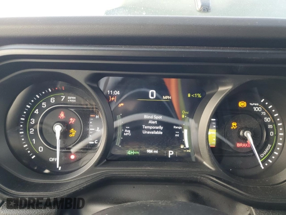 2024 Jeep Wrangler High Altitude z VIN 1C4RJXU68RW152890, wystawiony jako Copart lot #86656484 z przebiegiem 984 mil mil oraz Szkoda całkowita • Salvage title. Historia ofert i sprzedaży dostępna na DreamBid. Obrazek 9.