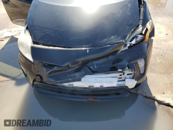 2013 Toyota Prius One with VIN JTDKN3DU4D1672944, listed as a Copart auction lot 46609085 with Not Provided miles and Salvage Title. Bid and sale history available at DreamBid. Image 11.