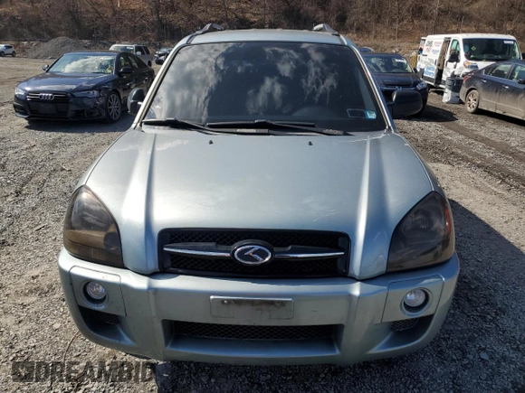 2005 Hyundai Tucson GL with VIN KM8JM12B95U185156, listed as a Copart auction lot 49605355 with 103,367 mi miles and Salvage Title. Bid and sale history available at carsss.com. Image 5.