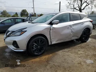 2023 Nissan Murano SL with VIN 5N1AZ2CJ7PC131408, listed as a Copart auction lot 45731385 with 42,936 mi miles and Non Repairable. Bid and sale history available at DreamBid. Image 1.