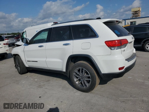 2019 Jeep Grand Cherokee Limited with VIN 1C4RJEBG8KC751635, listed as a Copart auction lot 57464385 with Not provided miles and Salvage title. Bid and sale history available at DreamBid. Image 2.