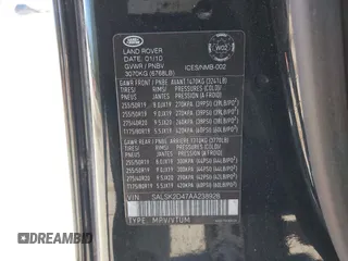 2010 Land Rover Range Rover Sport HSE Lux с VIN SALSK2D47AA238928, выставлен на аукционе IAAI как лот 42762024 с пробегом 265 751 миль миль и . История ставок и продаж доступна на DreamBid. Изображение 9.
