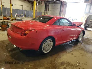 2003 Lexus SC 430 with VIN JTHFN48Y530035763, listed as a Copart auction lot 45680075 with 144,790 mi miles and Salvage Title. Bid and sale history available at DreamBid. Image 3.