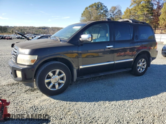 2004 Infiniti QX56 with VIN 5N3AA08C34N806460, listed as a Copart auction lot 80672124 with 193,607 mi miles and Clean Title. Bid and sale history available at carsss.com. Image 1.