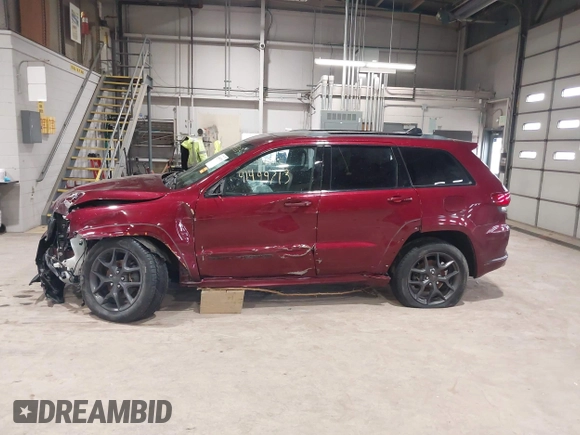 2019 Jeep Grand Cherokee Limited X with VIN 1C4RJFBG9KC563485, listed as a IAAI auction lot 41499713 with 90,405 mi miles and . Bid and sale history available at DreamBid. Image 15.