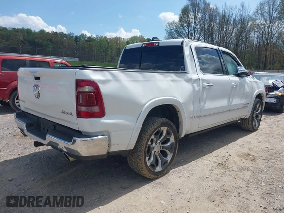 2020 Ram 1500 Limited with VIN 1C6SRFHT6LN364034, listed as a IAAI auction lot 41963839 with 51,902 mi miles. Bid and sale history available at carsss.com. Image 4.