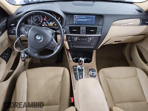 2013 BMW X3 xDrive28i with VIN 5UXWX9C59D0A15010, listed as a Copart auction lot 50263395 with 139,373 mi miles and Clean Title. Bid and sale history available at DreamBid. Image 8.