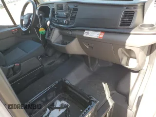 2024 Ford Transit Cargo with VIN 1FTBR1Y83RKA33591, listed as a Copart auction lot 47635895 with 12,242 mi miles and Salvage Title. Bid and sale history available at DreamBid. Image 8.