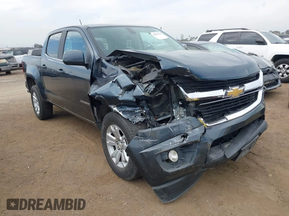 2019 Chevrolet Colorado 2WD LT with VIN 1GCGSCEAXK1191130, listed as a IAAI auction lot 42023742 with 86,914 mi miles and . Bid and sale history available at DreamBid. Image 1.
