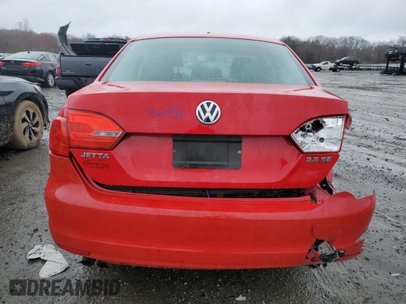 2013 Volkswagen Jetta Sedan SE with VIN 3VWDP7AJXDM376282, listed as a Copart auction lot 51737735 with 154,474 mi miles and Clean Title. Bid and sale history available at carsss.com. Image 6.