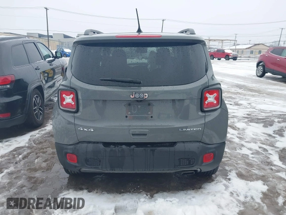 2020 Jeep Renegade Limited with VIN ZACNJBD11LPL74100, listed as a IAAI auction lot 41140117 with 45,067 mi miles and . Bid and sale history available at DreamBid. Image 16.