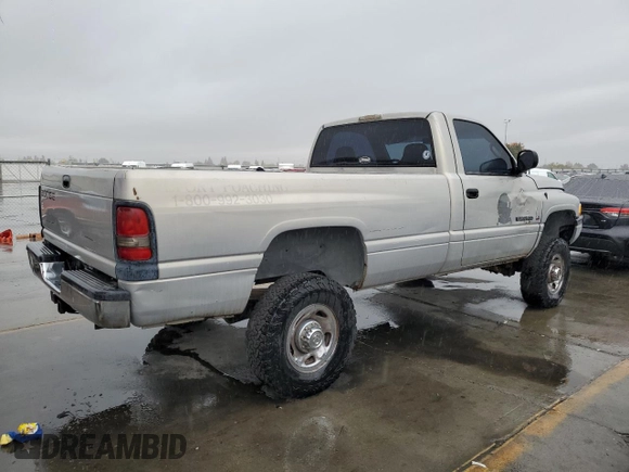 1999 Dodge Ram 2500 with VIN 3B7KF26ZXXM572323, listed as a Copart auction lot 79970024 with 207,901 mi miles and Clean Title. Bid and sale history available at carsss.com. Image 3.
