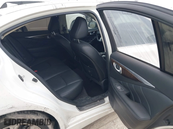 2019 Infiniti Q50 Luxe with VIN JN1EV7AP5KM512511, listed as a IAAI auction lot 42039355 with Not provided miles and . Bid and sale history available at DreamBid. Image 8.