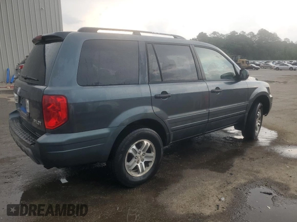 2005 Honda Pilot EX-L with VIN 5FNYF18555B060159, listed as a Copart auction lot 54165005 with 147,187 mi miles and Salvage title. Bid and sale history available at DreamBid. Image 3.