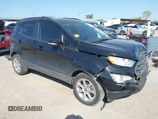 2020 Ford EcoSport SE z VIN MAJ3S2GE1LC386392, wystawiony jako IAAI lot #42013092 z przebiegiem 63 217 mil mil oraz . Historia ofert i sprzedaży dostępna na DreamBid. Obrazek 1.