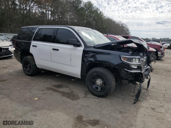 2018 Chevrolet Tahoe Commercial with VIN 1GNLCDEC1JR136592, listed as a Copart auction lot 47056925 with 126,682 mi miles and Clean Title. Bid and sale history available at carsss.com. Image 4.