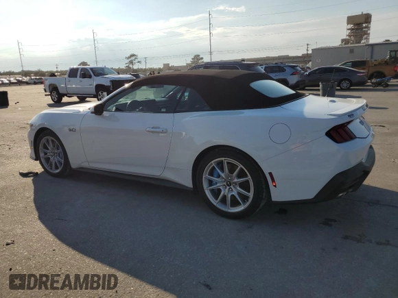 2024 Ford Mustang GT Premium with VIN 1FAGP8FF3R5108896, listed as a Copart auction lot 73059164 with 10,242 mi miles and Non repairable. Bid and sale history available at DreamBid. Image 2.