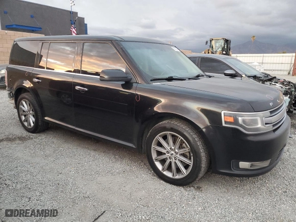 2017 Ford Flex Limited with VIN 2FMGK5D82HBA07186, listed as a Copart auction lot 80658544 with 127,127 mi miles and Salvage Title. Bid and sale history available at carsss.com. Image 4.
