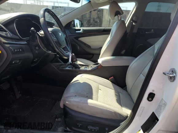 2014 Kia Cadenza Premium with VIN KNALN4D73E5155095, listed as a Copart auction lot 72916254 with 108,262 mi miles and Salvage Title. Bid and sale history available at carsss.com. Image 7.