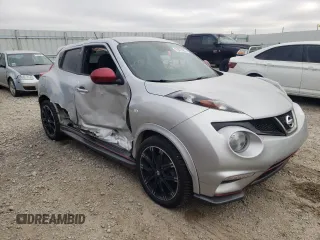 2014 Nissan Juke NISMO with VIN JN8AF5MV8ET365428, listed as a Copart auction lot 87502505 with 128,011 mi miles and Salvage Title. Bid and sale history available at carsss.com. Image 4.