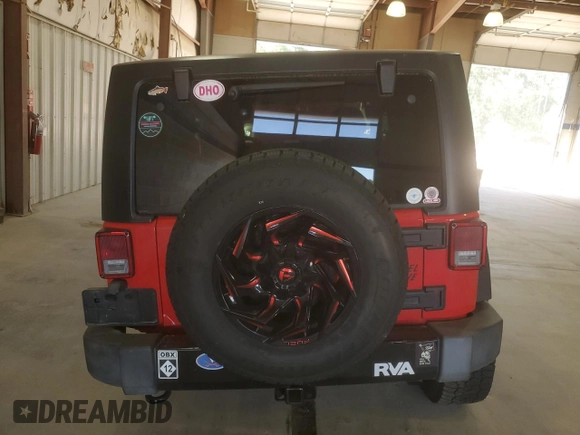 2018 Jeep Wrangler Willys Wheeler W z VIN 1C4AJWAG4JL909083, wystawiony jako Copart lot #57623175 z przebiegiem 82 028 mil mil oraz Szkoda całkowita • Salvage title. Historia ofert i sprzedaży dostępna na DreamBid. Obrazek 10.