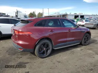 2017 Jaguar F-Pace 20d Premium with VIN SADCJ2BN8HA099515, listed as a Copart auction lot 43664725 with 111,386 mi miles and Salvage Title. Bid and sale history available at DreamBid. Image 3.