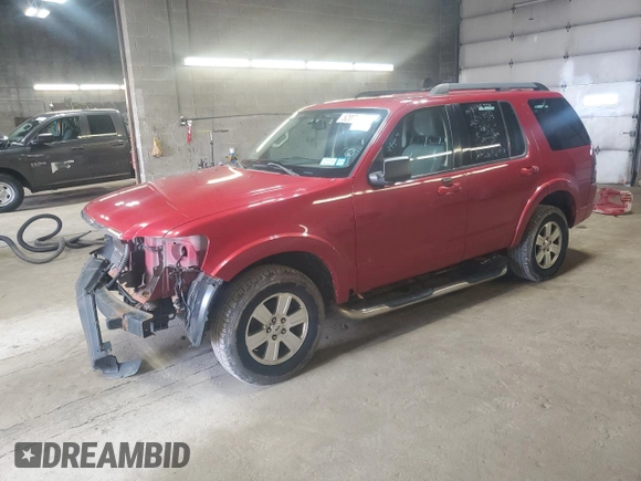 2010 Ford Explorer XLT with VIN 1FMEU7DE1AUA70153, listed as a Copart auction lot 52072295 with 148,177 mi miles and Salvage Title. Bid and sale history available at carsss.com. Image 1.