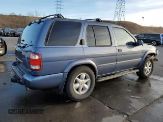 2001 Nissan Pathfinder LE z VIN JN8DR07Y81W520629, wystawiony jako Copart lot #86607374 z przebiegiem 112 216 mil mil oraz Szkoda całkowita • Salvage title. Historia ofert i sprzedaży dostępna na DreamBid. Obrazek 3.