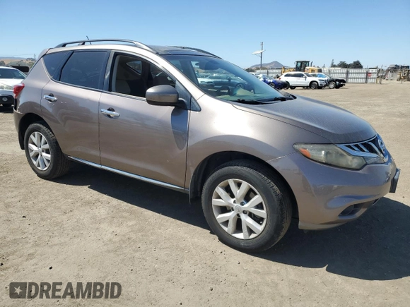 2011 Nissan Murano SV with VIN JN8AZ1MW0BW174542, listed as a Copart auction lot 70151694 with 123,094 mi miles and Salvage Title. Bid and sale history available at carsss.com. Image 4.