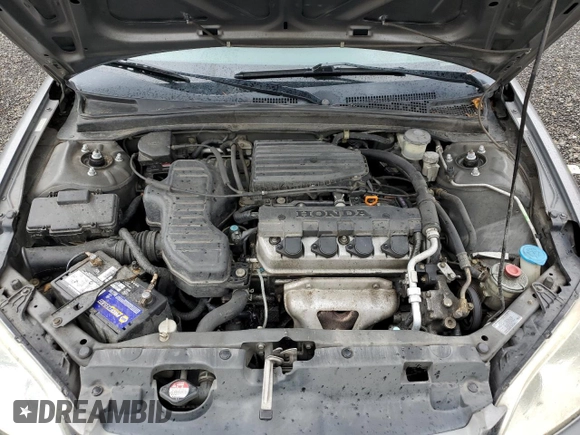 2004 Honda Civic LX with VIN 2HGES15524H625190, listed as a Copart auction lot 50346525 with 160,807 mi miles and Salvage Title. Bid and sale history available at DreamBid. Image 11.