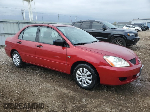 2005 Mitsubishi Lancer ES z VIN JA3AJ26E45U004941, wystawiony jako Copart lot #54614345 z przebiegiem 95 589 mil mil oraz Szkoda całkowita • Salvage title. Historia ofert i sprzedaży dostępna na DreamBid. Obrazek 4.