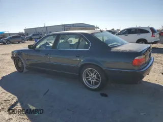 2001 BMW 7 Series 740iL with VIN WBAGH83411DP24887, listed as a Copart auction lot 42635955 with 0 mi miles and Clean Title. Bid and sale history available at carsss.com. Image 2.
