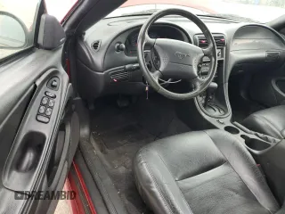 2003 Ford Mustang GT Deluxe with VIN 1FAFP45X13F412731, listed as a Copart auction lot 43479025 with 196,519 mi miles and Salvage Title. Bid and sale history available at carsss.com. Image 8.