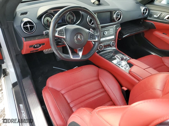 2017 Mercedes-Benz SL-Class SL 63 AMG with VIN WDDJK7EA5HF044924, listed as a Copart auction lot 87028304 with 0 mi miles and Non Repairable. Bid and sale history available at carsss.com. Image 8.
