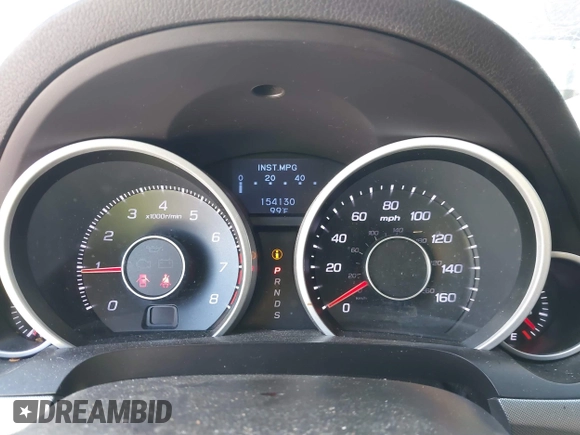 2010 Acura TL Tech with VIN 19UUA8F54AA025786, listed as a IAAI auction lot 40764105 with 154,130 mi miles. Bid and sale history available at carsss.com. Image 7.
