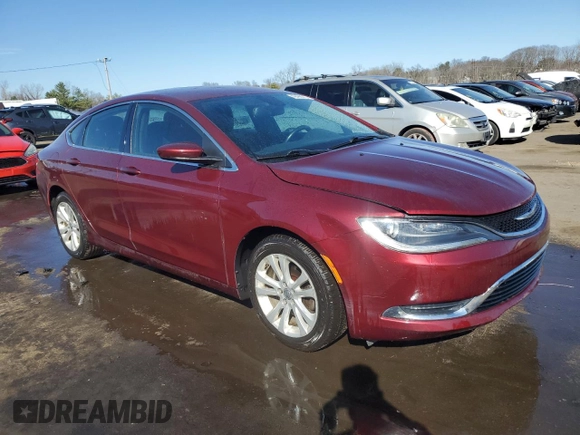 2016 Chrysler 200 Limited with VIN 1C3CCCABXGN154626, listed as a Copart auction lot 49488315 with 115,177 mi miles and Salvage Title. Bid and sale history available at carsss.com. Image 4.