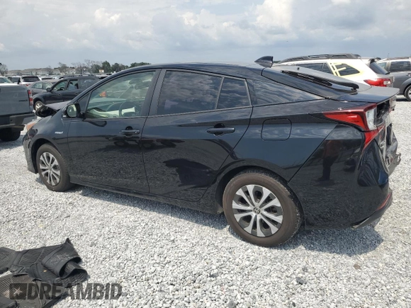 2020 Toyota Prius LE with VIN JTDL9RFU1L3022075, listed as a Copart auction lot 56400245 with 52,512 mi miles and Non repairable. Bid and sale history available at DreamBid. Image 2.