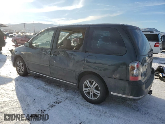 2004 Mazda MPV LX with VIN JM3LW28A640524691, listed as a Copart auction lot 88479835 with 188,413 mi miles and Clean Title. Bid and sale history available at carsss.com. Image 2.