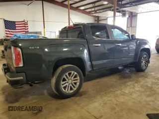 2018 GMC Canyon 4WD SLT with VIN 1GTG6DEN6J1240383, listed as a Copart auction lot 53896744 with 75,966 mi miles and Salvage Title. Bid and sale history available at carsss.com. Image 3.
