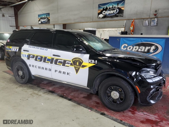 2023 Dodge Durango Pursuit with VIN 1C4SDJFT3PC692249, listed as a Copart auction lot 45533105 with 14,884 mi miles and Salvage Title. Bid and sale history available at carsss.com. Image 4.