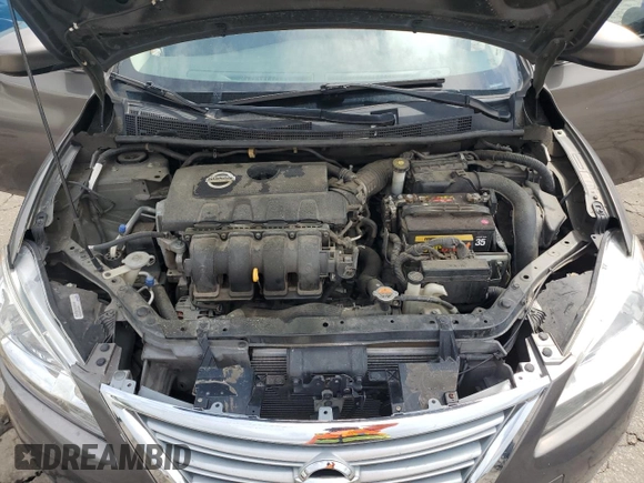 2015 Nissan Sentra SV with VIN 3N1AB7AP8FL635128, listed as a Copart auction lot 53546145 with 203,270 mi miles and Salvage Title. Bid and sale history available at DreamBid. Image 11.