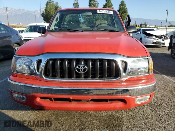 2004 Toyota Tacoma with VIN 5TENL42N34Z434612, listed as a Copart auction lot 44634945 with 124,798 mi miles and Salvage title. Bid and sale history available at DreamBid. Image 5.