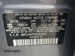 2019 Hyundai Accent SE with VIN 3KPC24A3XKE062023, listed as a Copart auction lot 37082254 with 65,710 mi miles. Bid and sale history available at carsss.com. Image 12.